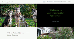 Desktop Screenshot of dogtranquility.com