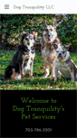 Mobile Screenshot of dogtranquility.com